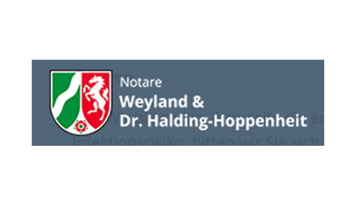 Notarinnen Ute Weyland und Dr. Nikola Halding-Hoppenheit